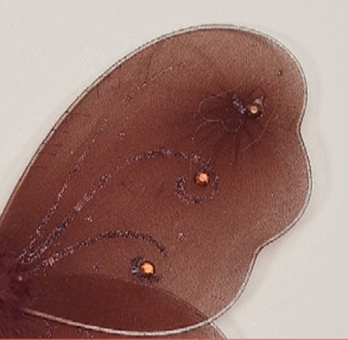 Load image into Gallery viewer, 13&quot; Sheer Butterflies w/ Wired Edge &amp; Elastic Bands (1 Pc)
