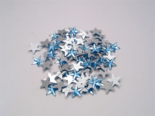 Load image into Gallery viewer, 1/2&quot; Acrylic Embellishments - Star Design (Approx. 75)
