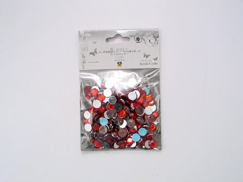 Load image into Gallery viewer, 1/4&quot; Acrylic Embellishments - Round Gem Design (Approx. 175)
