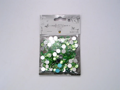 Load image into Gallery viewer, 1/4&quot; Acrylic Embellishments - Round Gem Design (Approx. 175)
