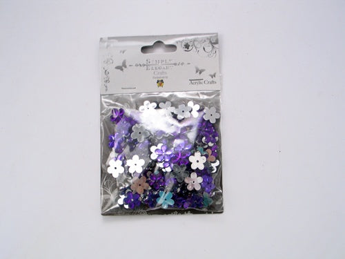 Load image into Gallery viewer, 1/2&quot; Acrylic Embellishments - Flower Design (Approx. 165)
