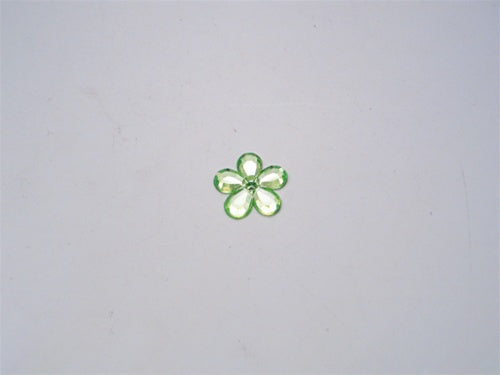 7/8" Acrylic Embellishments - Flower Design (Approx. 55)