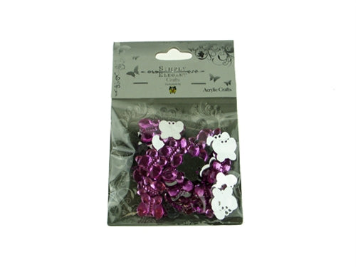 Load image into Gallery viewer, 1/2&quot; Acrylic Butterfly Charms Signs (Approx. 50 Pcs)
