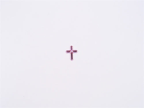 Miniature Acrylic Cross Charm Signs (Approx. 50 Pcs)