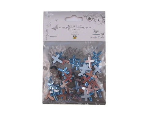 Load image into Gallery viewer, Miniature Acrylic Cross Charm Signs (Approx. 50 Pcs)
