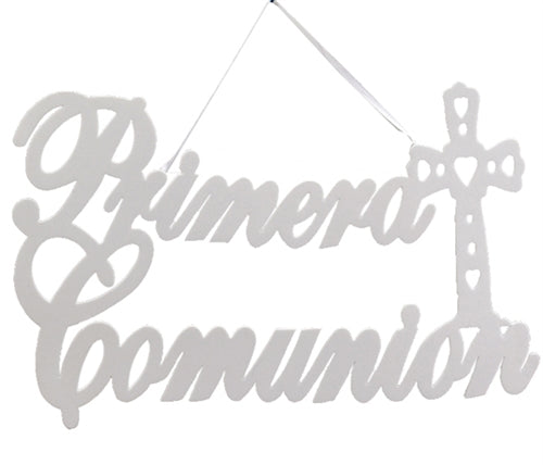 25" LARGE Primera Comunion Foam Sign (1 Pc)