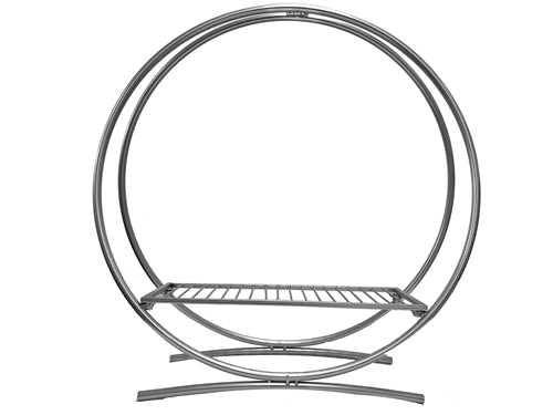 Soporte de centro de mesa de metal de doble aro de 24