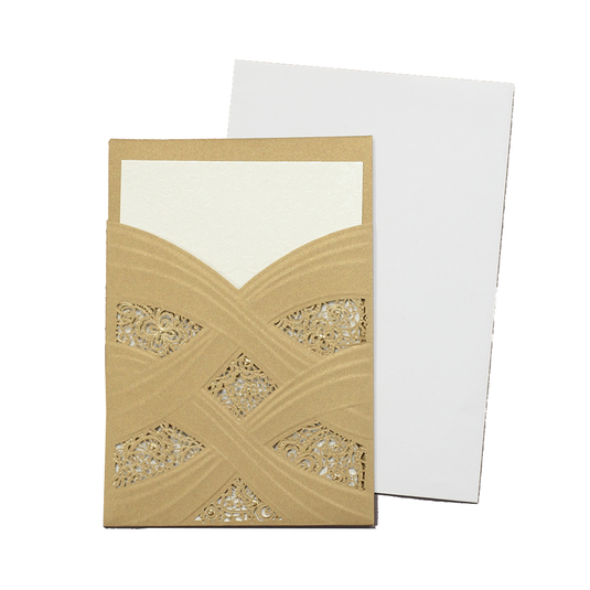 5"x7" Personalized Wedding Invitations (8 Invitations)