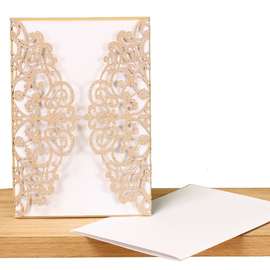5"x7" Personalized Wedding Invitations (8 Invitations)