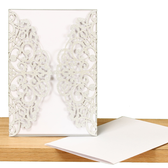 5"x7" Personalized Wedding Invitations (8 Invitations)