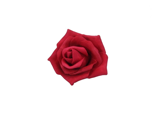 1.75" Single Rose Foam Flowers (12 Pcs)
