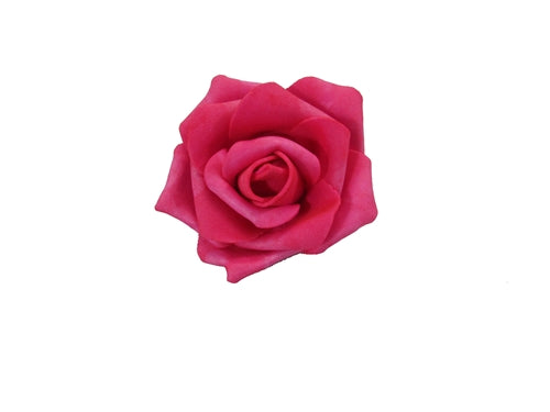 1.75" Single Rose Foam Flowers (12 Pcs)