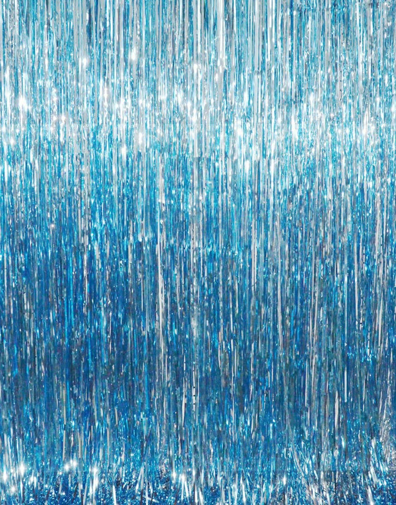 Load image into Gallery viewer, 10&#39; Fringe Metallic Foil Backdrop (1 Pc)
