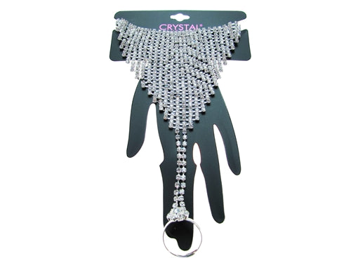 Rhinestone Finger Bracelet #82863 (1 Pc)