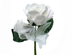 Load image into Gallery viewer, 6&quot; Foam Rose w/ Pearls Corsage (12 Pcs)
