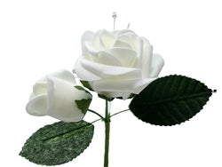 Load image into Gallery viewer, 6&quot; Foam Rose w/ Pearls Corsage (12 Pcs)
