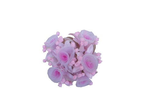 Sheer Organza Flowers w/ Baby Breath (72 Pcs)