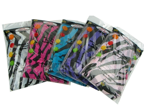Load image into Gallery viewer, CLEARANCE - 14ft x 29&quot; Plastic ZEBRA ANIMAL PRINT Table Skirt (1 Pc)
