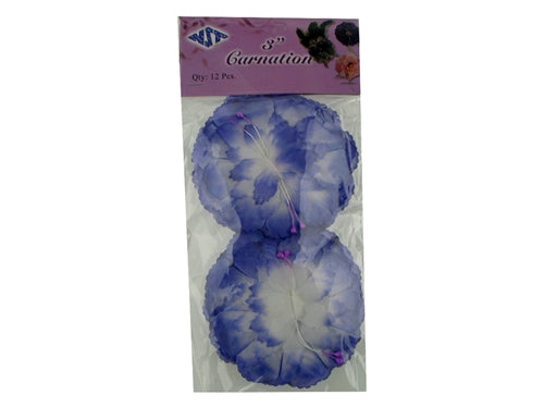 Capias - Carnation Flat Back Flowers (12 Pcs)