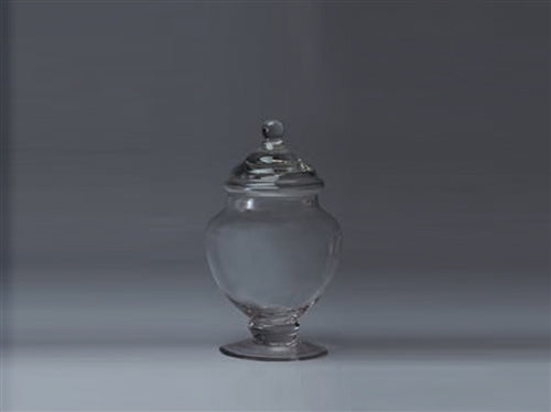 8" Glass Apothecary Candy Jar (1 Pc)