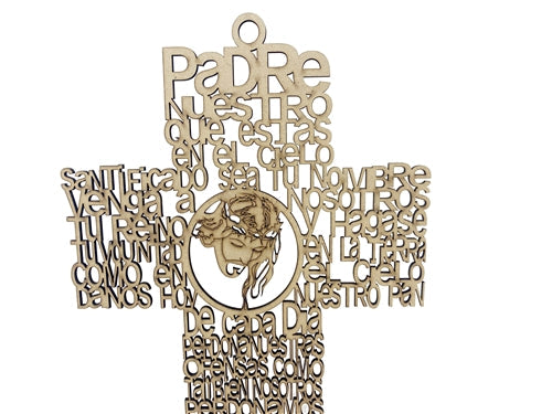 Load image into Gallery viewer, 11&quot; Prayer Wood Cross with Base - Jesus (6 Pcs)
