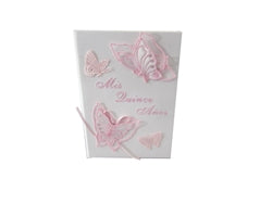 Premium Satin SPANISH BIBLE - MIS QUINCE ANOS - Butterfly (1 Pc)