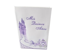 Load image into Gallery viewer, Premium Satin SPANISH BIBLE - MIS QUINCE ANOS - Cinderella (1 Pc)
