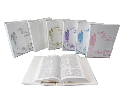 Premium Satin SPANISH BIBLE - MIS QUINCE ANOS - Cinderella (1 Pc)