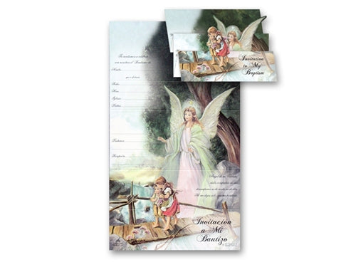 Baptism Invitation #10 (Italian Made) (10 Pcs)