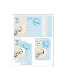Baby Shower Invitation #602 (Italian Made) (10 Pc)