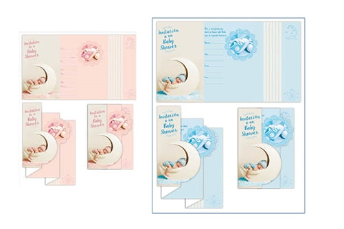 Load image into Gallery viewer, Baby Shower Invitation #602 (Italian Made) (10 Pc)
