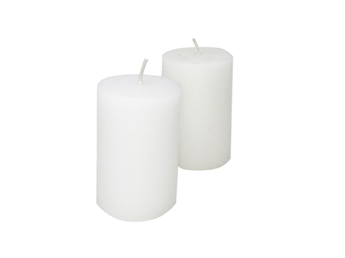 3" White Votive Candles (12 Pack)