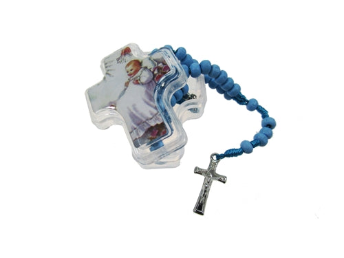 Load image into Gallery viewer, 2&quot; Baptism Rosaries with Cross Favor Box (12 Pcs)
