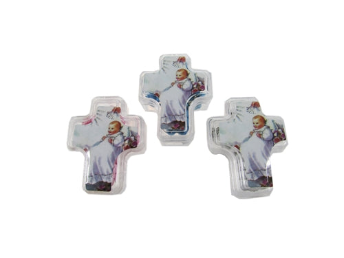 Load image into Gallery viewer, 2&quot; Baptism Rosaries with Cross Favor Box (12 Pcs)
