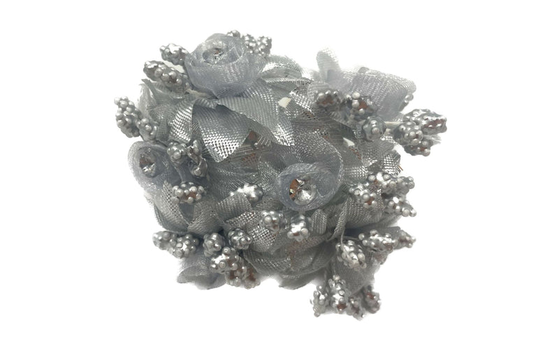 Load image into Gallery viewer, Sheer Organza Flowers w/ Baby Breath (72 Pcs)

