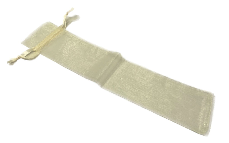 Load image into Gallery viewer, 2.5&quot; x 12&quot; Organza Pouches (12 Pcs) - Great for Invitation Tubes and Fans
