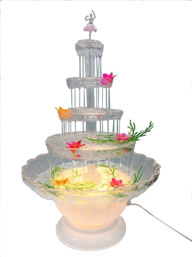 Fuente de agua iluminada - 4 niveles con accesorios (1)