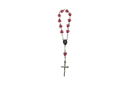 5" Miniature Rosary Favors - Acrylic Bead Design (12 Pcs)