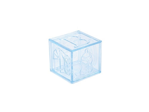 2" Plastic BABY BLOCKS Favor Box (12 Pcs)