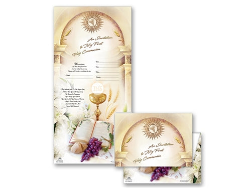 Communion Invitation #7 (Italian Made) (10 Pcs)