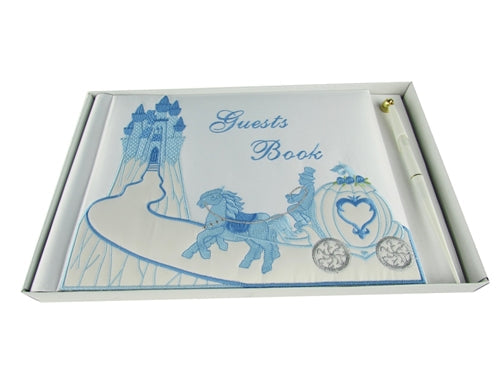 Premium Satin GUESTS BOOK - Cinderella (1 Pc)