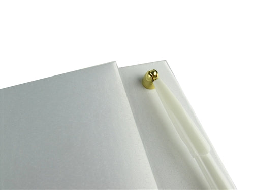 Libro de "invitados" bordado en satén premium con bolígrafo - Diseño de Cenicienta (1)