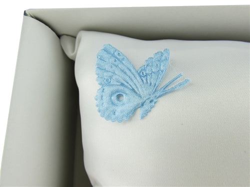 Load image into Gallery viewer, Premium Wedding Tiara &amp; Ring Pillow - Butterfly Design (1 Pc)
