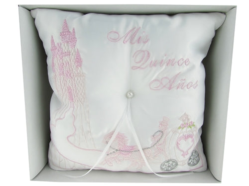 Premium MIS QUINCE ANOS Tiara Pillow - Cinderella (1 Pc)