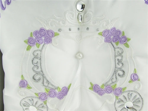 Premium - "MIS QUINCE ANOS" - Tiara & Ring Pillow - Coach Design (1 Pc)