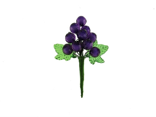 Load image into Gallery viewer, Acrylic Grapes on Stem - Small (24 Pcs)
