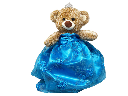 15" Quinceanera Last Doll Bear - Baby Rose Dress