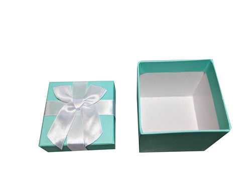 3" Jewelry Gift Favor Boxes - Robins Egg Blue (12 Pcs)