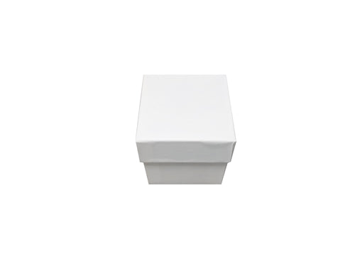 Load image into Gallery viewer, 3&quot; Plain White Jewelry Gift Favor Boxes - White (12 Pcs)
