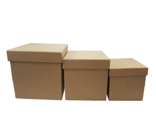 Cajas anidadas multiusos de cartón de 7